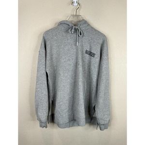 Ganni Women's Software Isoli Hooded Sweatshirts Long Sleeve‎ Heather Gray XXS